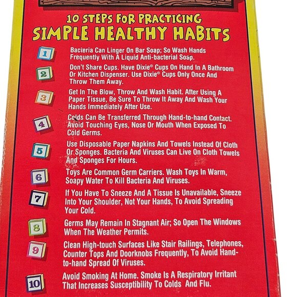 Dixie My First Alphabet Cups 5oz 100 Count Disposable Kids Lightweight Open Box - Picture 8 of 11